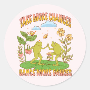 Neem meer mogelijkheden, Dance Meer Dances Ronde Sticker