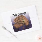 Neem Moed Inspirerend Stickers (Envelop)