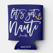 Neem Nauti  Beach Bachelorette-feestje Blikjeskoeler (Achterkant)