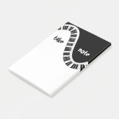 "Neem nota" Musical Post-it Notes (Schuin)
