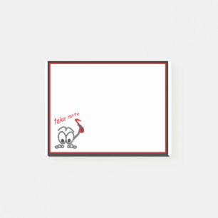 Neem nota van de muziekdocent Funny Stickman Post  Post-it® Notes