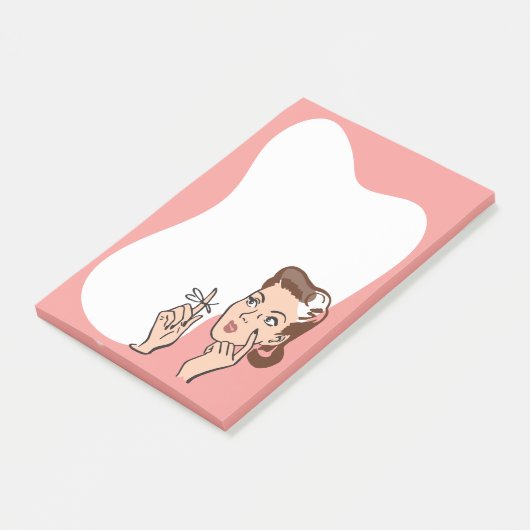 Neem nota van terugtrekken post-it® notes (Schuin)