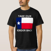 Neem onze grens terug Texas Convoy T-shirt (Voorkant)