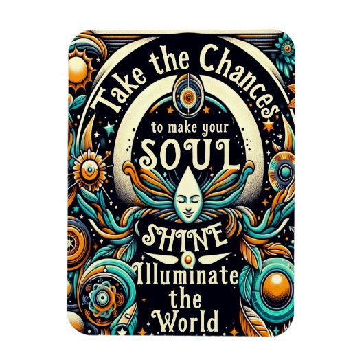 Neem risico's magneet (Verticaal)