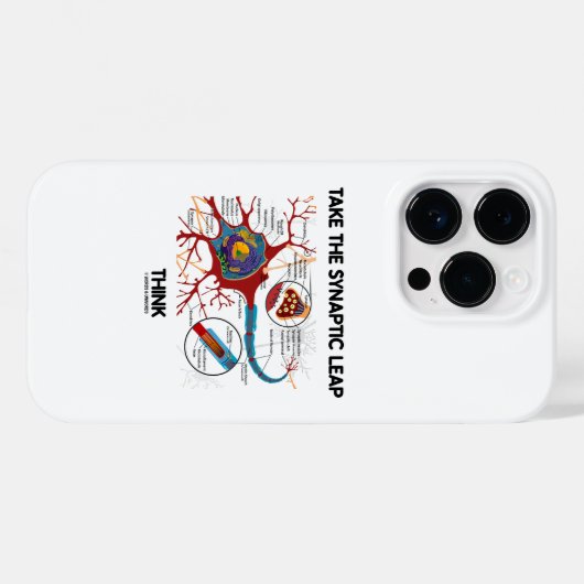 Neem Synaptic Leap Think Neuron Synapse Case-Mate iPhone Case (Achterkant (horizontaal))