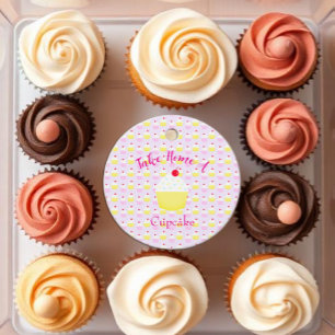 Neem Thuis Een Cupcake Bakken Verjaardag Bedankjes Labels