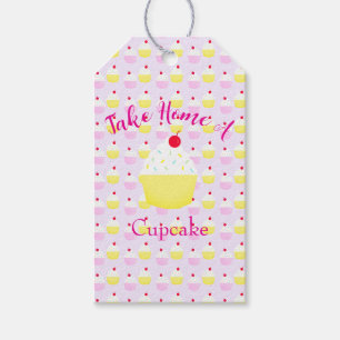 Neem Thuis Een Cupcake Bakken Verjaardag Cadeaulabel