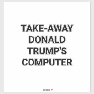 NEEM TRUMPS COMPUTER Hankamer Artjunkhaus Sticker