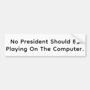 Neem Trumps Computer Weg Hankamer Artjunkhaus Bumpersticker