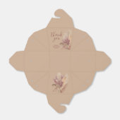 Neem uit de gunstbox Boho Pampas Grass Mauve Pink Bedankdoosjes (Uitgevouwen)