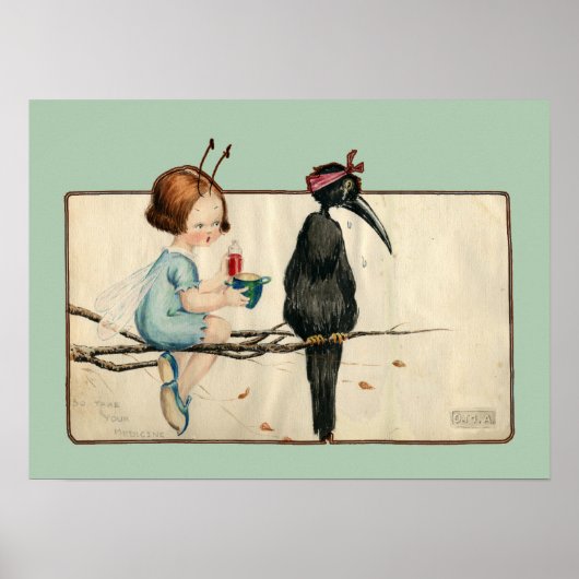 Neem uw geneesmiddel niet in poster (Voorkant)