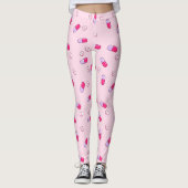 Neem uw Leggings (roze) in (Voorkant)