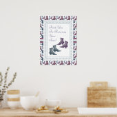 Neem uw schoenen uit poster (Keuken)