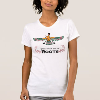 Neem uw wortels terug - Dames Perzische T-shirt