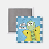 Neem vlucht vlinder magneet (Voorkant / Achterkant)