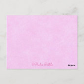 Neem zijn naam met dansende ~Scripture~Print op Briefkaart (Achterkant)