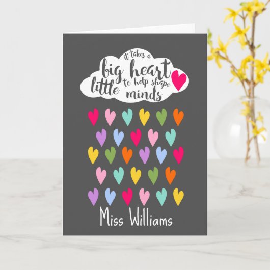 Neemt een groot hart ooit kaart (Gele Bloem)