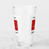 Neemt een klap - houdt het trappen glas (Rechts)