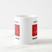 Neemt een tikkeltje - Houdt het aan tikken Koffiemok (Center)
