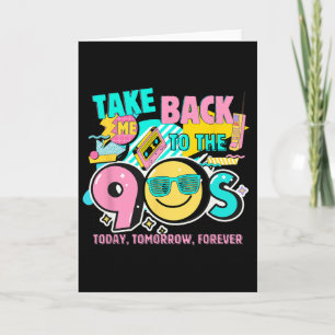 Neemt me terug naar de jaren 90 Retro vintage Hall Kaart