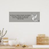 "Neemt personage" Voyager Poster (Keuken)