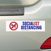 Neen-democraten Bumpersticker (Op auto)