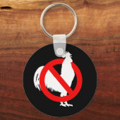 Neen (kip) sleutelhanger (Voorkant)