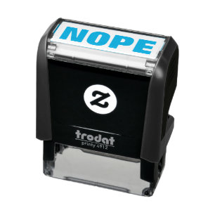 NEEPEENS Grappige Meme Eenvoudige Typografie Schat Zelfinktende Stempel