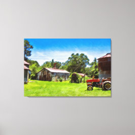 NEER OP HET BOERDERIJ Canvas Art
