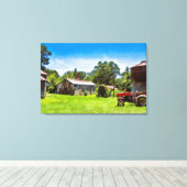 NEER OP HET BOERDERIJ Canvas Art (Insitu (Houten vloer))