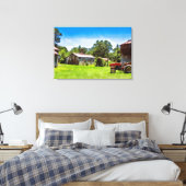 NEER OP HET BOERDERIJ Canvas Art Afdruk (Insitu (Slaapkamer))