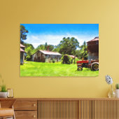 NEER OP HET BOERDERIJ Canvas Art Afdruk (Insitu (Woonkamer))