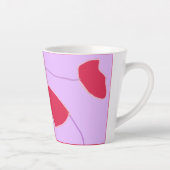 Néerlandais comme tulipes rouges latte mug (Droite)