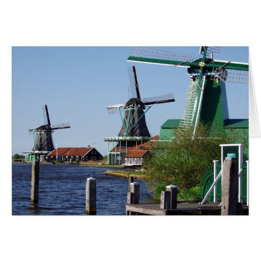 Néerlandais Red Green Zaanse Schans Hollandais Win (Devant horizontal)