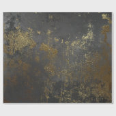 Neerwaarde goud en zwart-wit-16 cadeaupapier (Vlak)