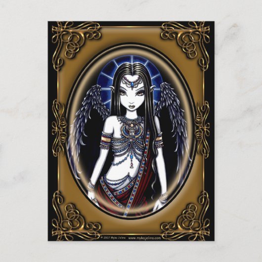 "Nefertari" Briefkaart van de Egyptische Guardian (Voorkant)