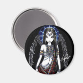 Nefertari Égypte Angel Magnet (Recto/Verso)