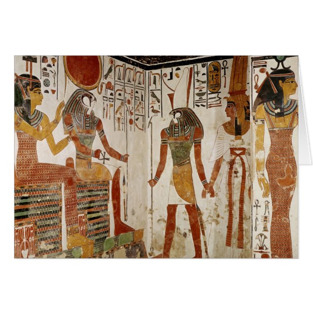 Nefertari est apporté avant le dieu (Devant horizontal)