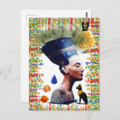 Nefertiti Briefkaart (Voorkant / Achterkant)