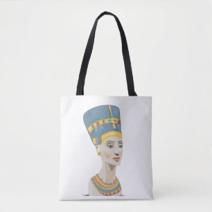 Nefertiti Colorful Portret Draagtas