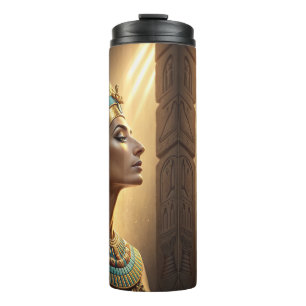 Nefertiti De Koningin van Timloze Elegantie Egypt Thermosbeker