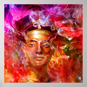 Nefertiti Egyptische koningin Poster