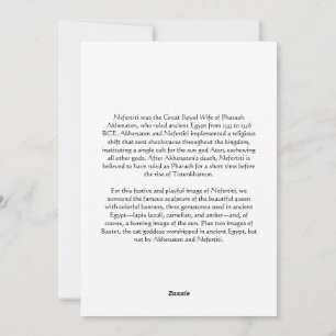 Nefertiti Feestdagenkaart