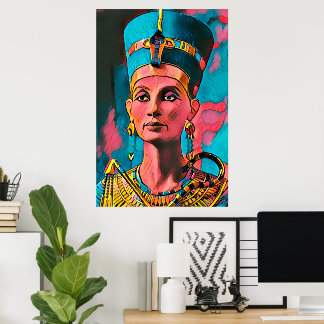 Nefertiti - Het Egyptische Poster voor de Koningin