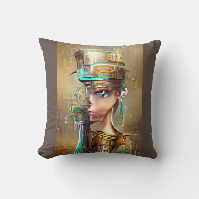 Nefertiti Kussen (Voorkant)