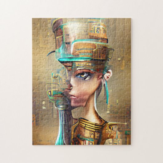 Nefertiti Legpuzzel (Verticaal)