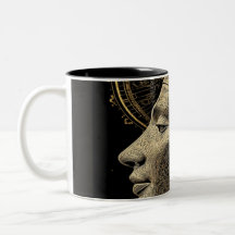 Nefertiti Moderne Silhouette Lijnkunst