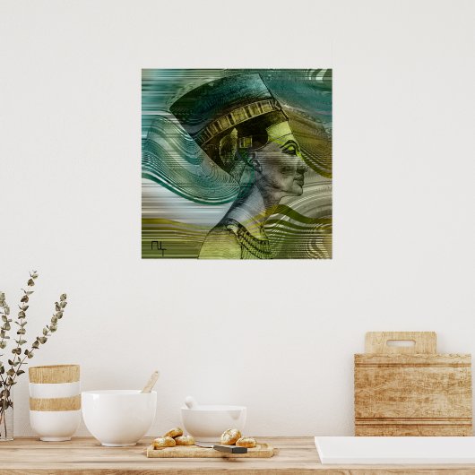 Nefertiti openbaarde poster (Keuken)