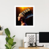 Nefertiti Poster (Thuiskantoor)