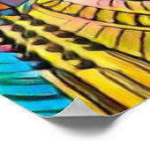 Nefertiti - Poster de l'Art du Mur de la Reine égy (Coin)